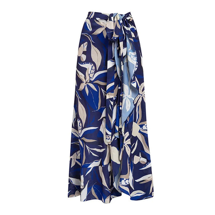 Maui Back Criss-Cross Monokini With Sarong